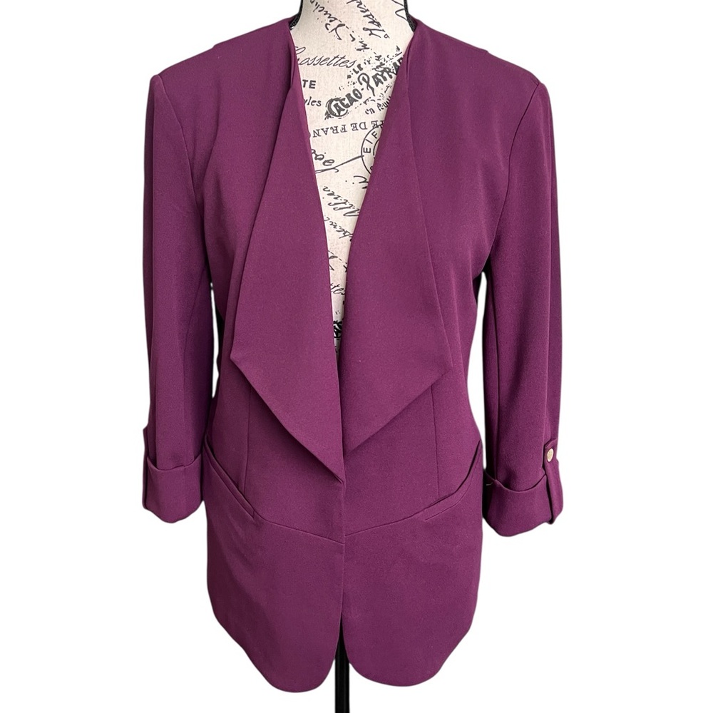Anne Klein Rich Purple Blazer